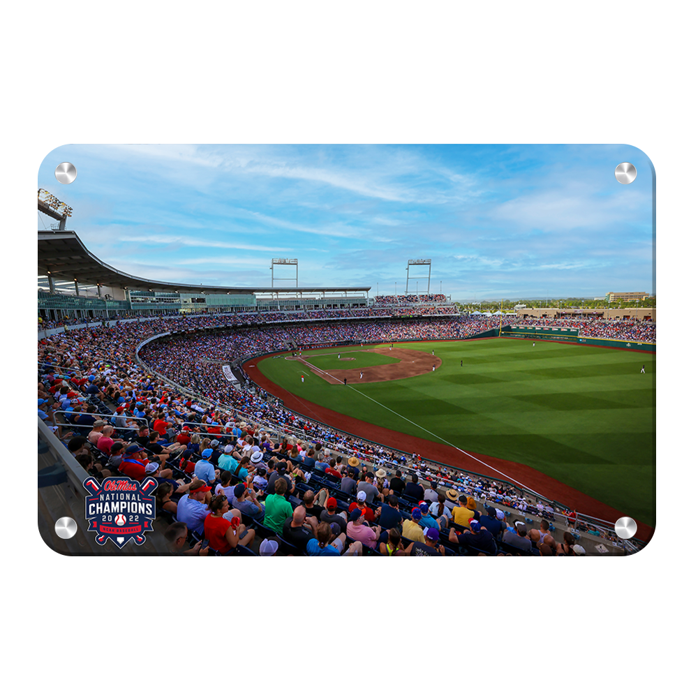 Ole Miss Rebels - CWS Game Day - College Wall Art #Canvas