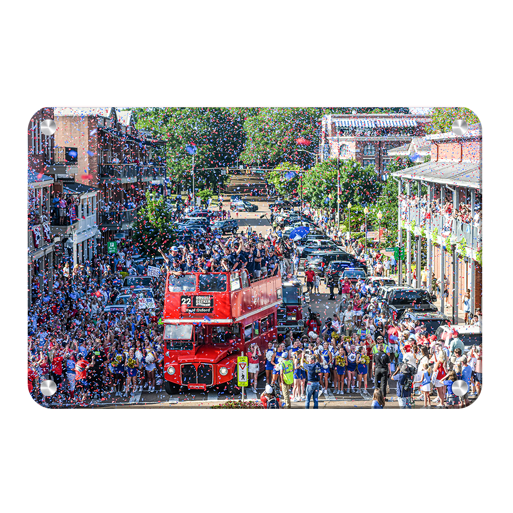 Ole Miss Rebels - Confetti - College Wall Art #Canvas