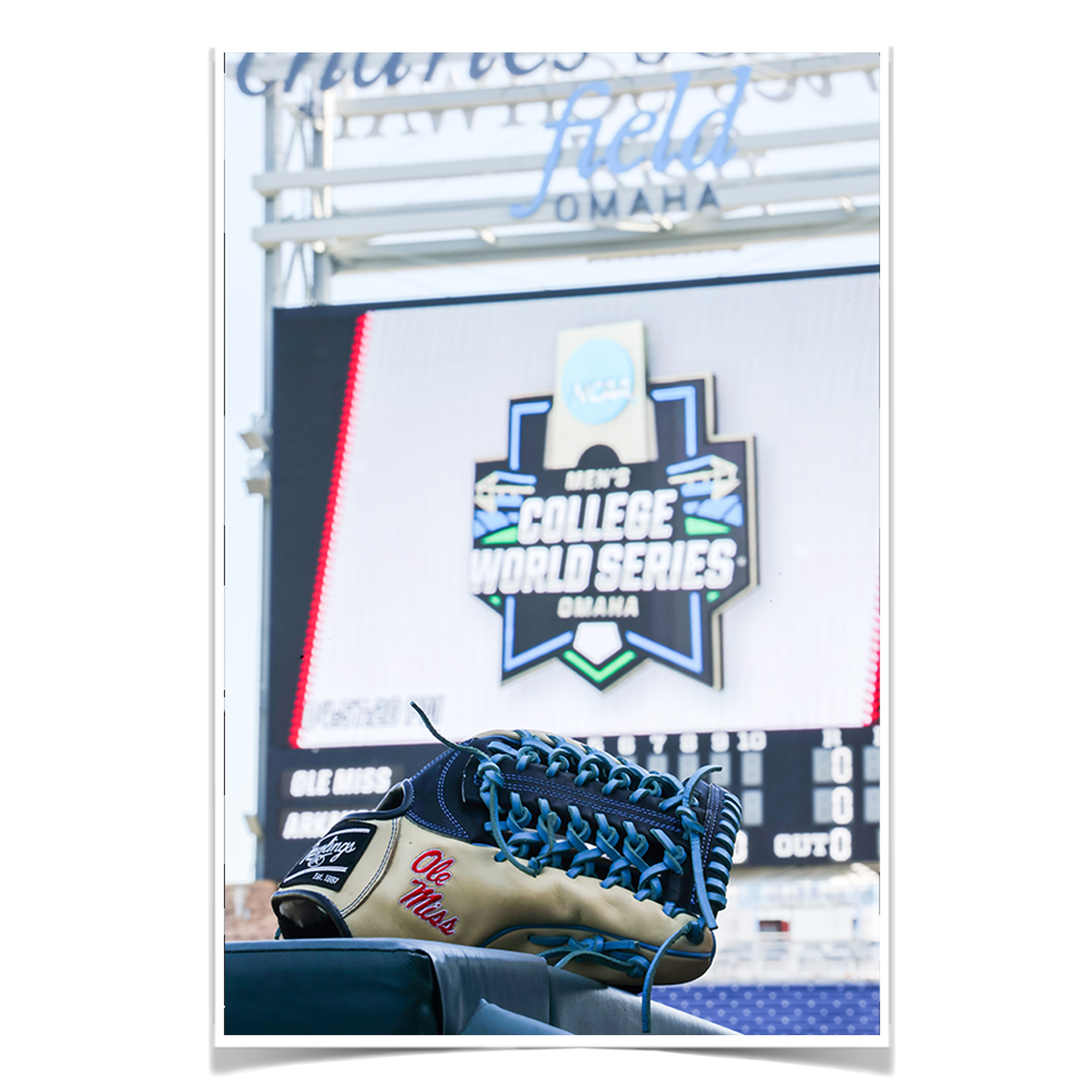 Ole Miss Rebels - Ole Miss Glove - College Wall Art #Canvas