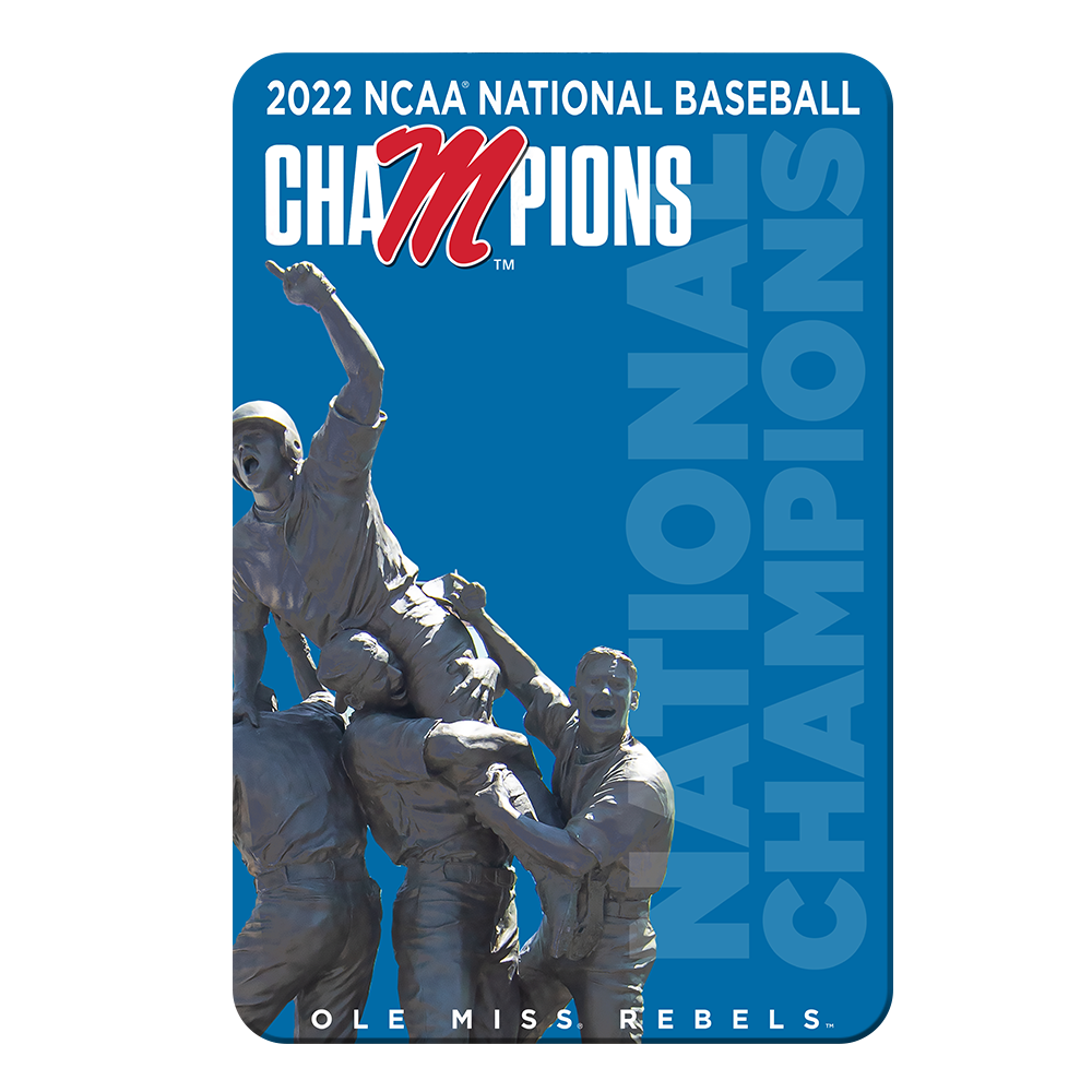 Ole Miss Rebels - 2022 National Baseball Champions Ole Miss - College Wall Art #Canvas