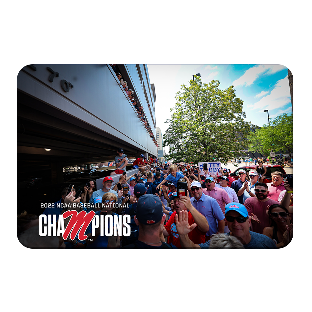 Ole Miss Rebels - Walk of Baseball Champions - College Wall Art #Canvas