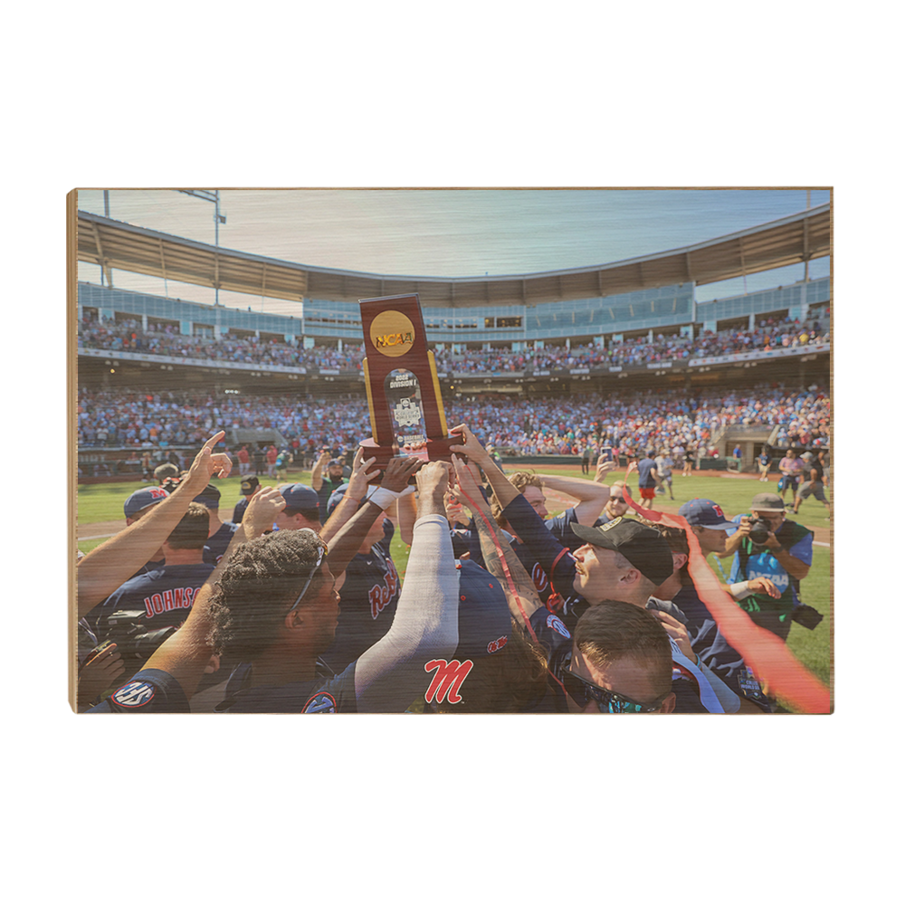 Ole Miss Rebels - The Trophy - College Wall Art #Canvas