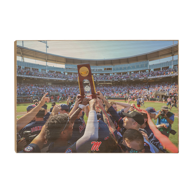 Ole Miss Rebels - The Trophy - College Wall Art #Wood
