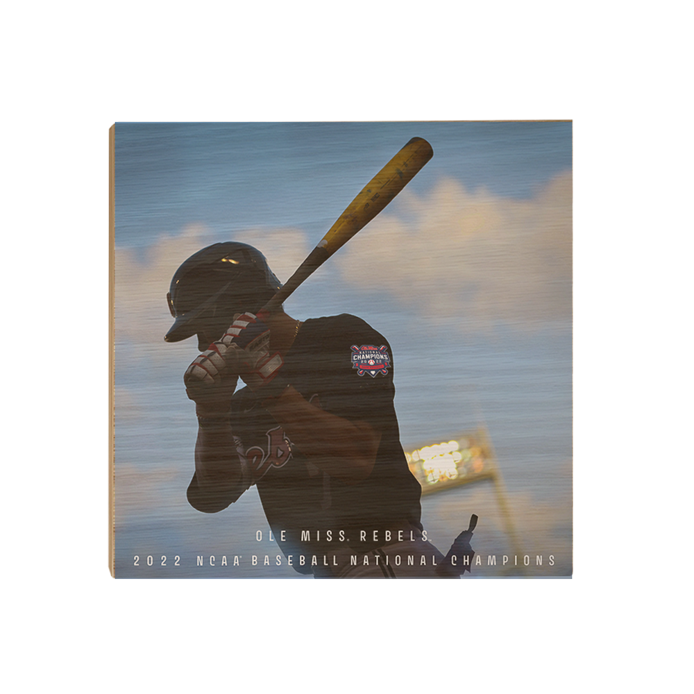 Ole Miss Rebels - Ole Miss Rebels 2022 NCAA Baseball National Champions - College Wall Art #Canvas