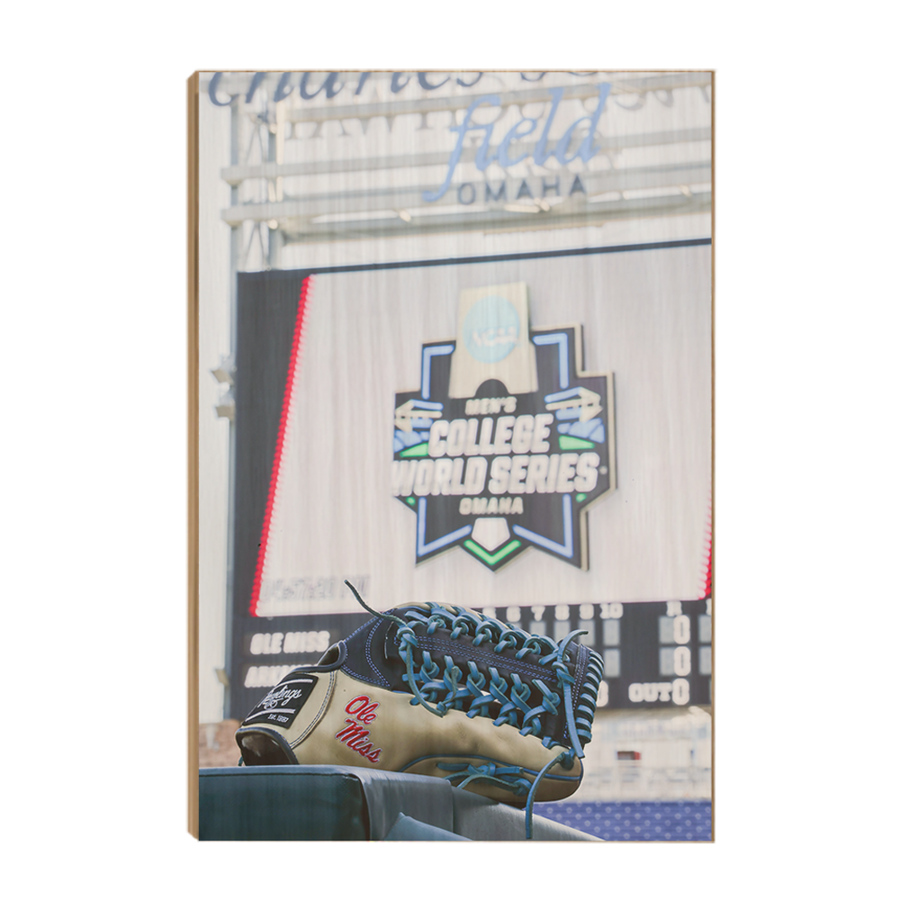 Ole Miss Rebels - Ole Miss Glove - College Wall Art #Canvas