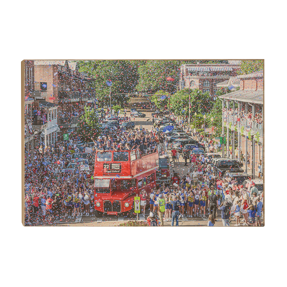 Ole Miss Rebels - Confetti - College Wall Art #Canvas