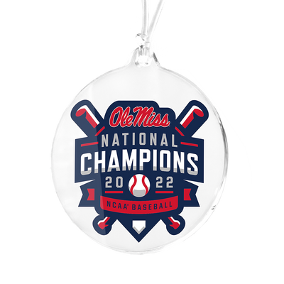 Ole Miss Rebels - National Baseball Champions Bag Tag & Ornament