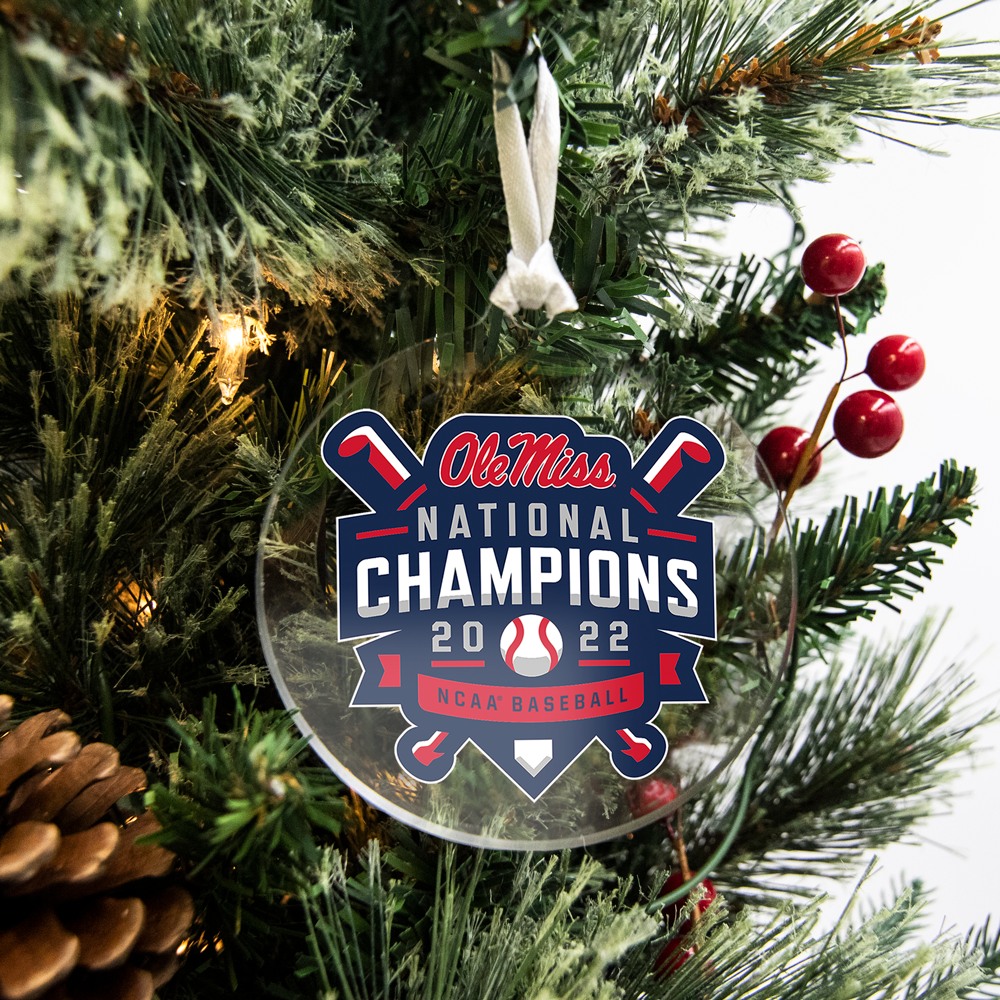 Ole Miss Rebels - National Baseball Champions Bag Tag & Ornament