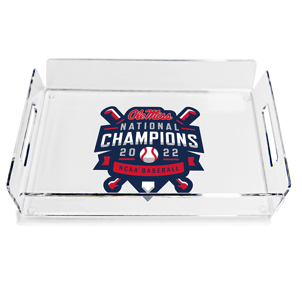 Ole Miss Rebels - 2022 National Baseball Champions Decorative Tray