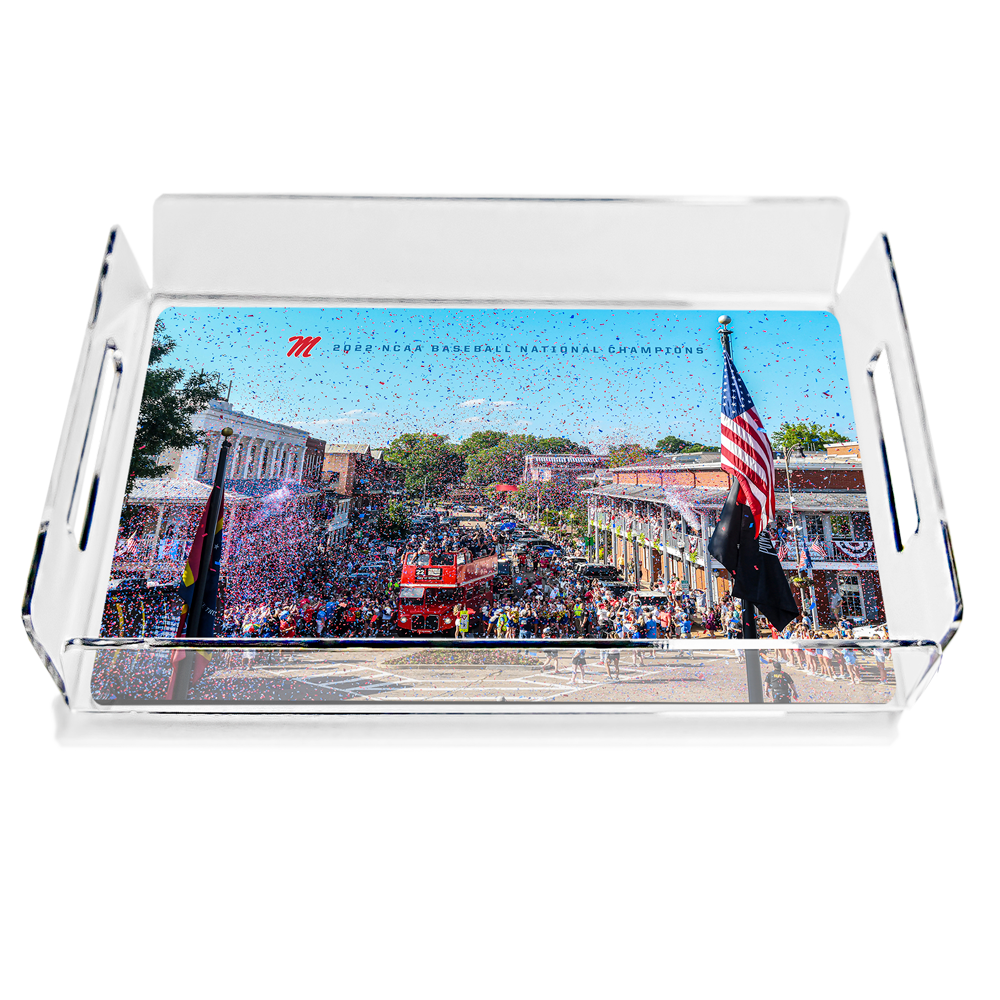Ole Miss Rebels - 2022 Parade of Baseball National Champions Decorative Tray