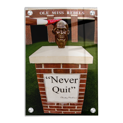 Ole Miss Rebels - Never Quit - College Wall Art #Acrylic