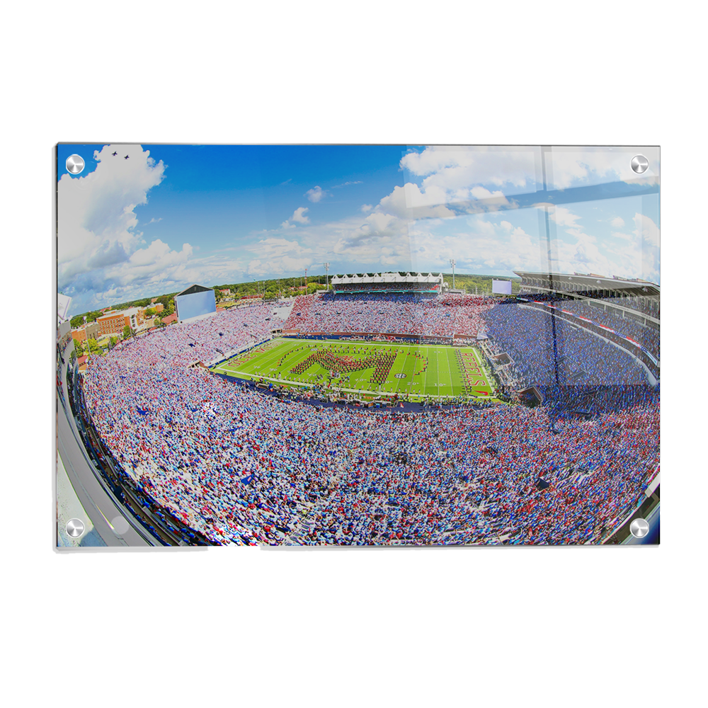 Ole Miss Rebels - Powder Blue Game - College Wall Art #Canvas