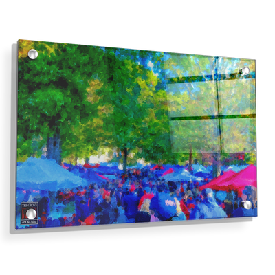 Ole Miss Rebels - The Grove Fine Art Painting - College Wall Art #Acrylic