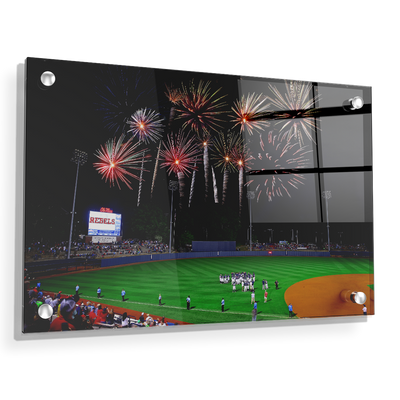 Ole Miss Rebels - More Fireworks Over Swayze - College Wall Art #Acrylic