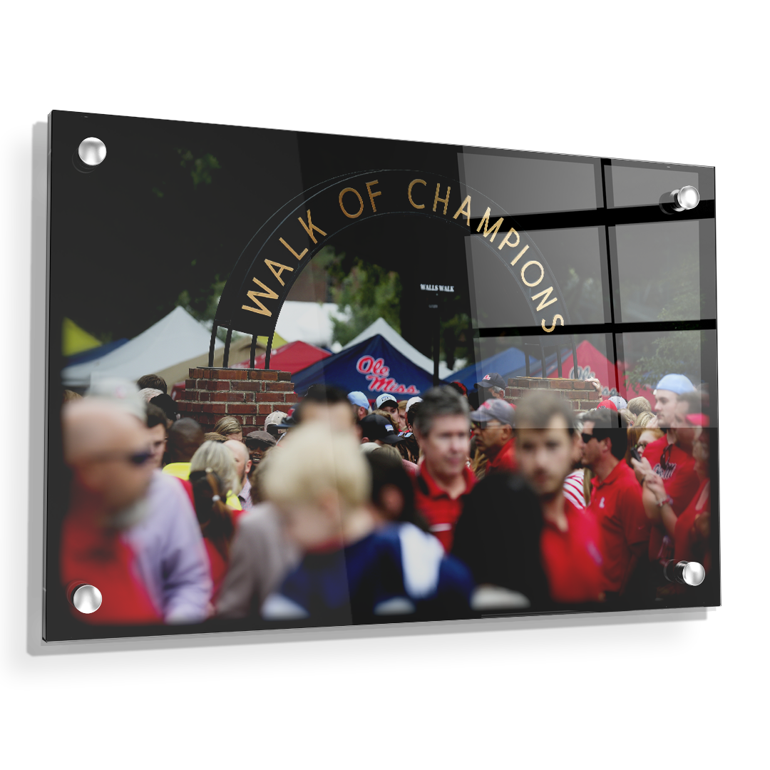 Ole Miss Rebels - Walk of Champions Grove - College Wall Art #Canvas