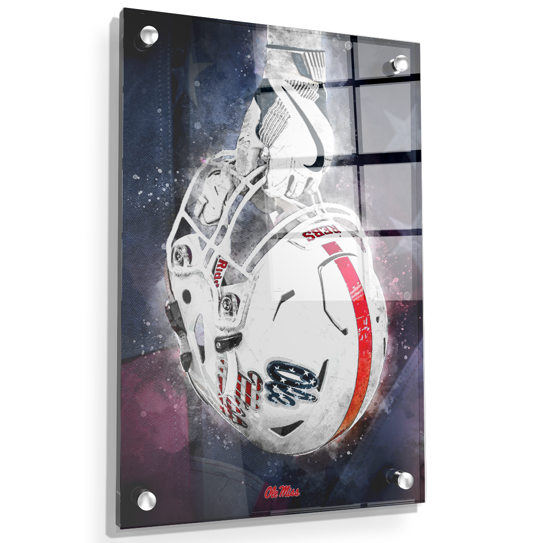 Ole Miss Rebels - Battle Ready Rebel - College Wall Art #Canvas