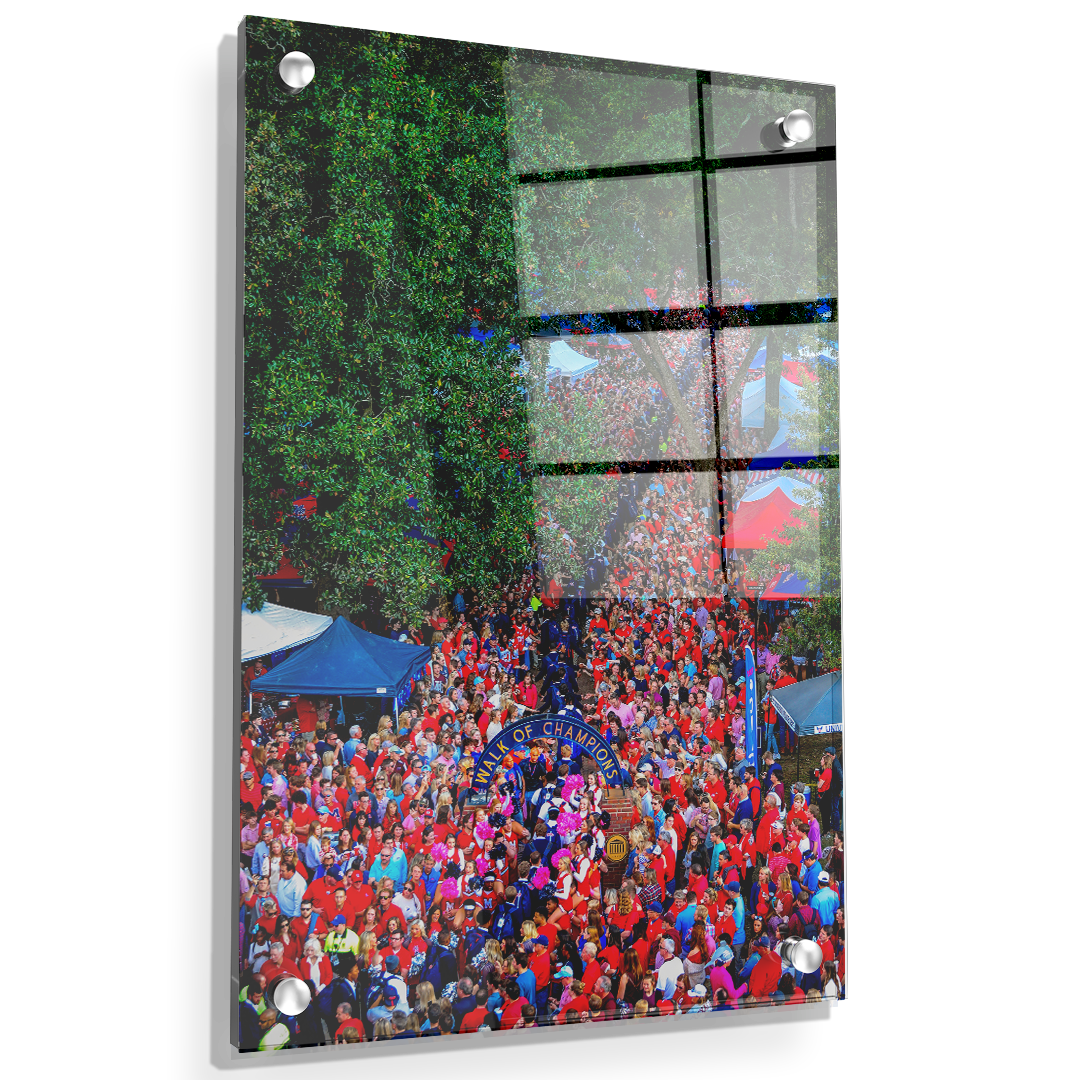 Ole Miss Rebels - Walk Of Champions from new Student Union - College Wall Art #Canvas