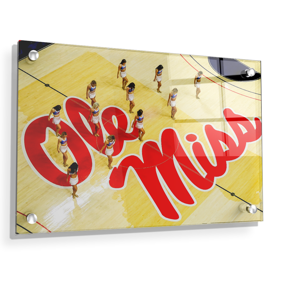 Ole Miss Rebels - Ole Miss Basketball Cheer - College Wall Art #Canvas