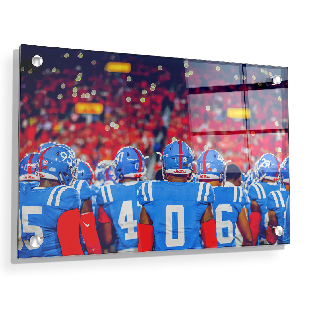 Ole Miss Rebels - All Powder - College Wall Art #Canvas