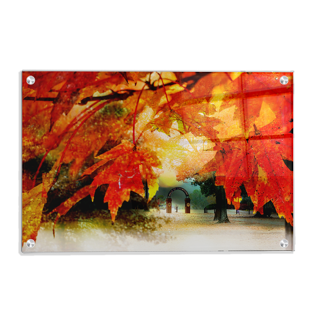 Ole Miss Rebels - Autumn Walk of Champions - College Wall Art #Canvas