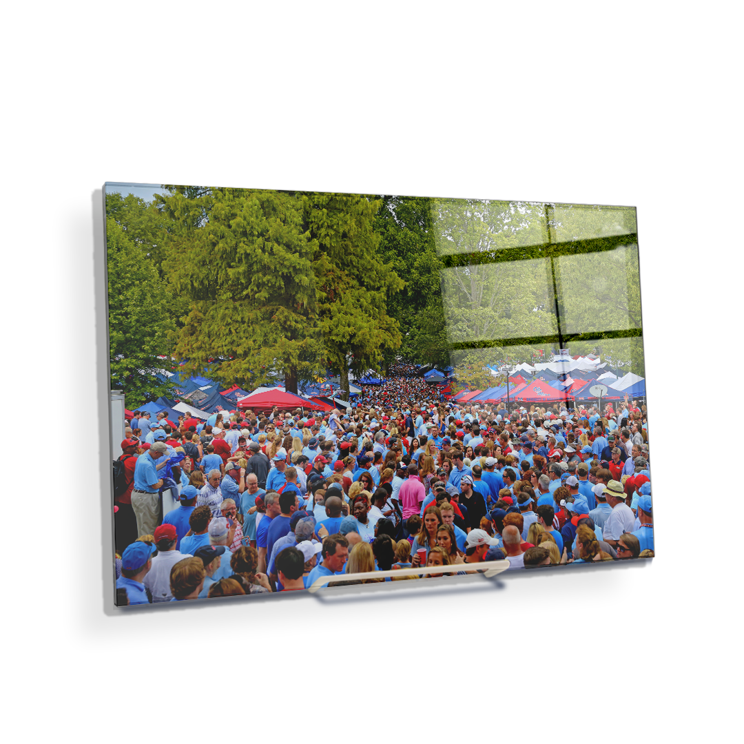 Ole Miss Rebels - Swarm the Grove - College Wall Art #Canvas