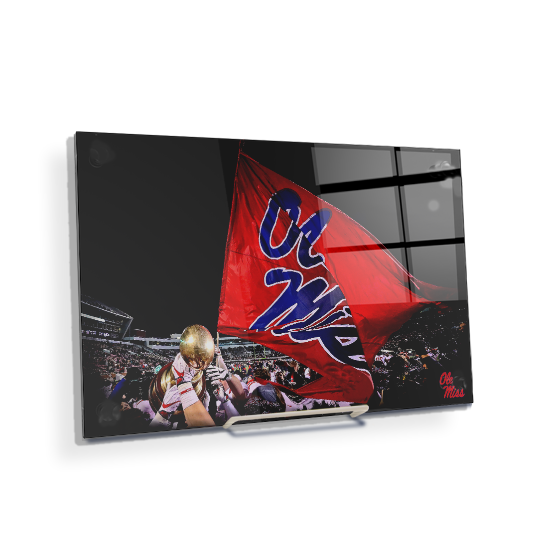 Ole Miss Rebels - Egg Bowl Victory - College Wall Art #Canvas