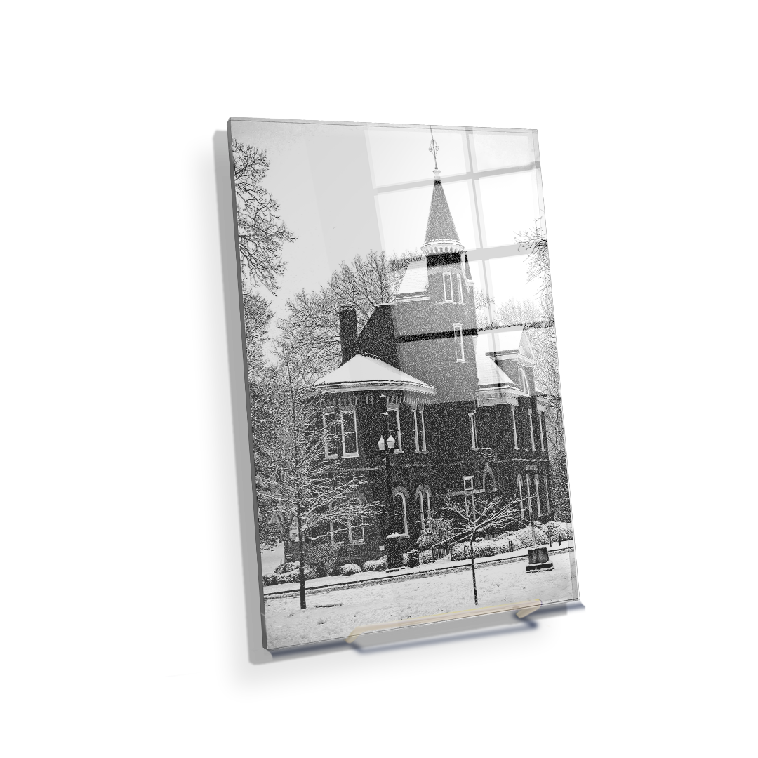 Ole Miss Rebels - Snow Day Ventress Hall - College Wall Art #Canvas