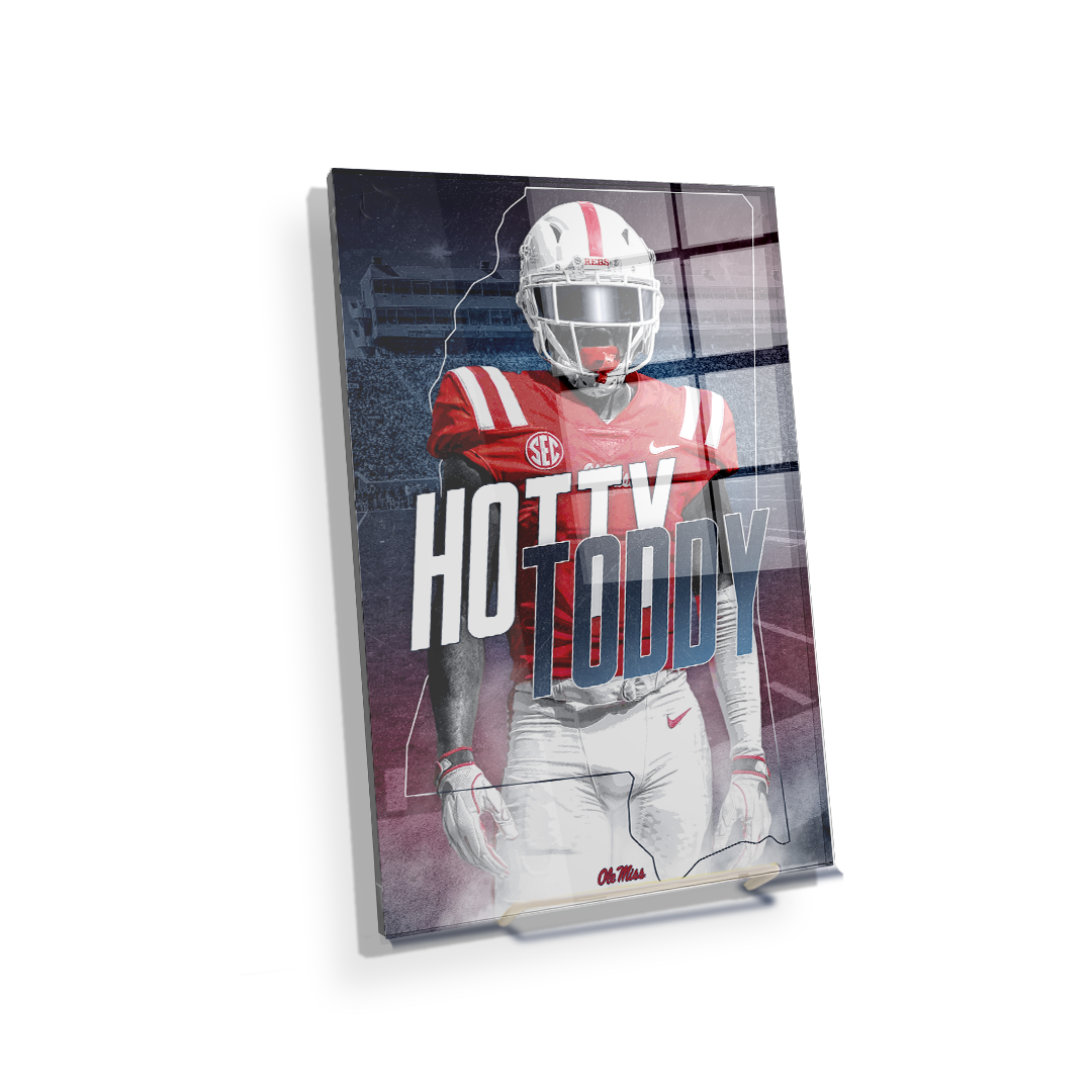 Ole Miss Rebels - Hotty Toddy - College Wall Art #Canvas