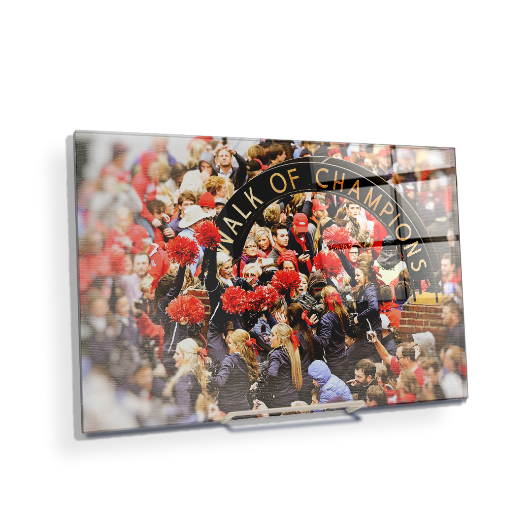 Ole Miss Rebels - Walk of Champions Cheer - College Wall Art #Canvas