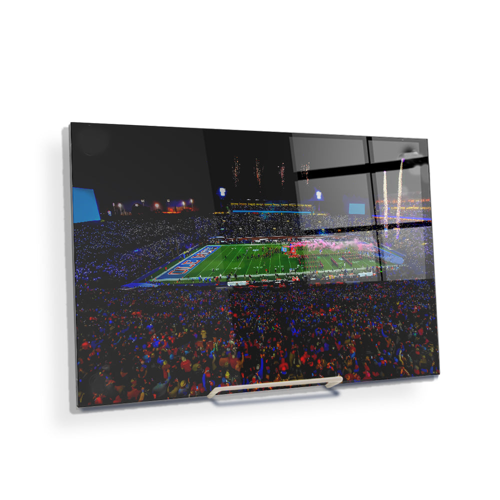 Ole Miss Rebels-Ole Miss Light Show - College Wall Art #Canvas