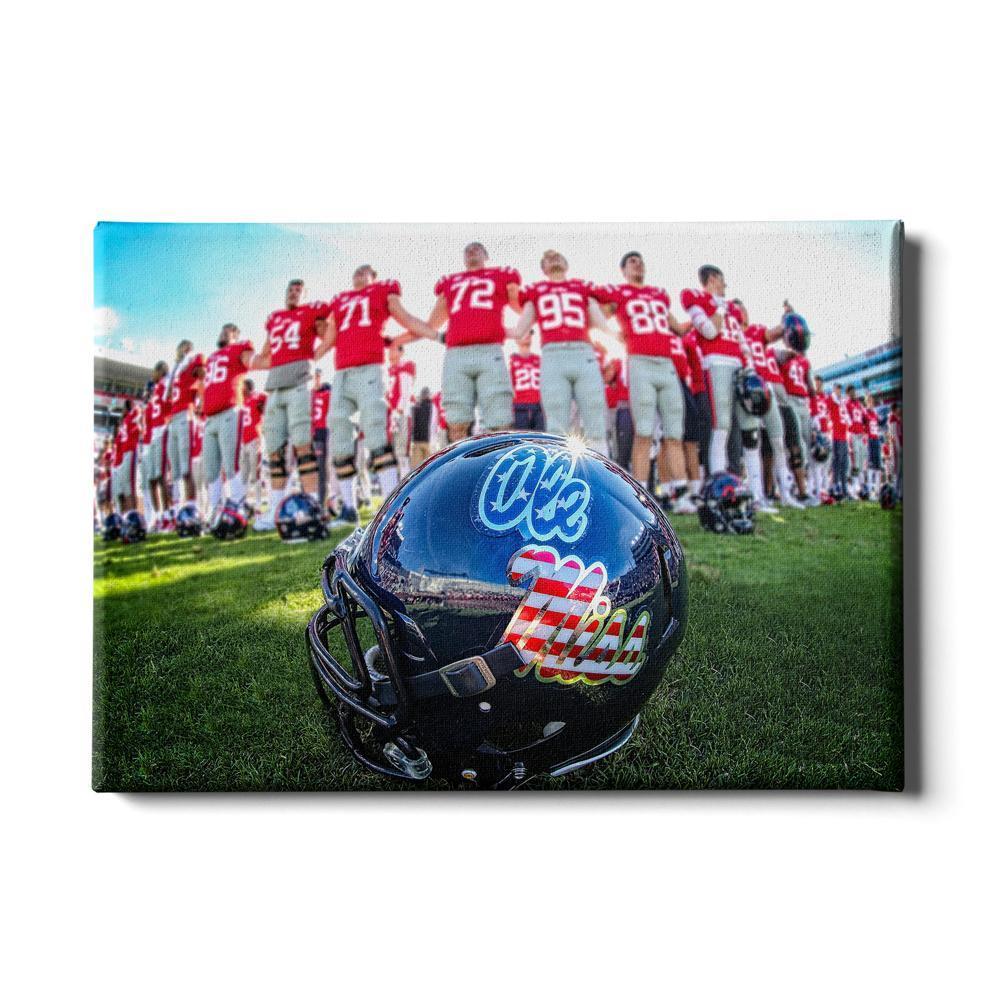 Ole Miss Rebels - Salute to our Military - College Wall Art #Canvas