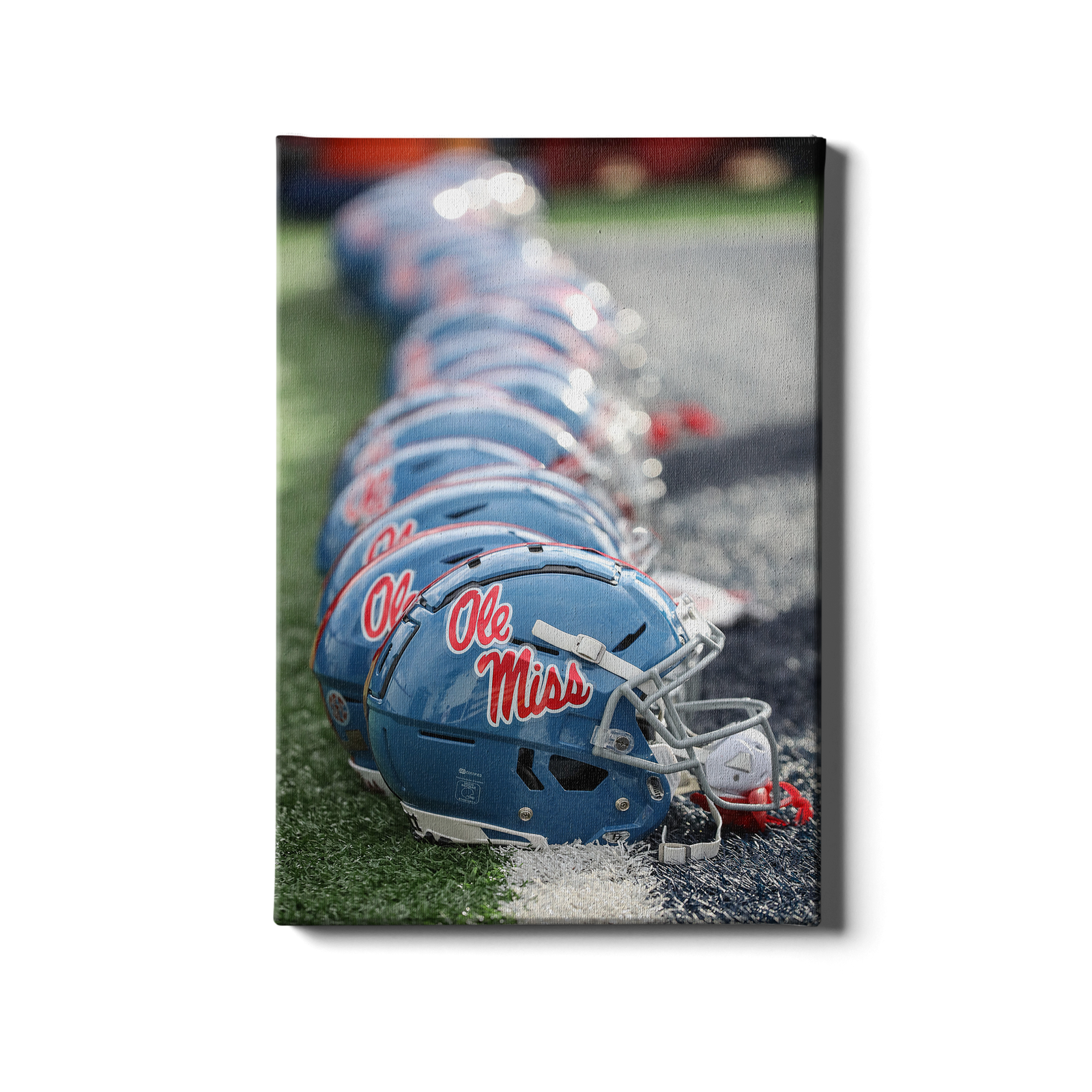Ole Miss Rebels - Ole Miss Football Helmets - College Wall Art #Canvas