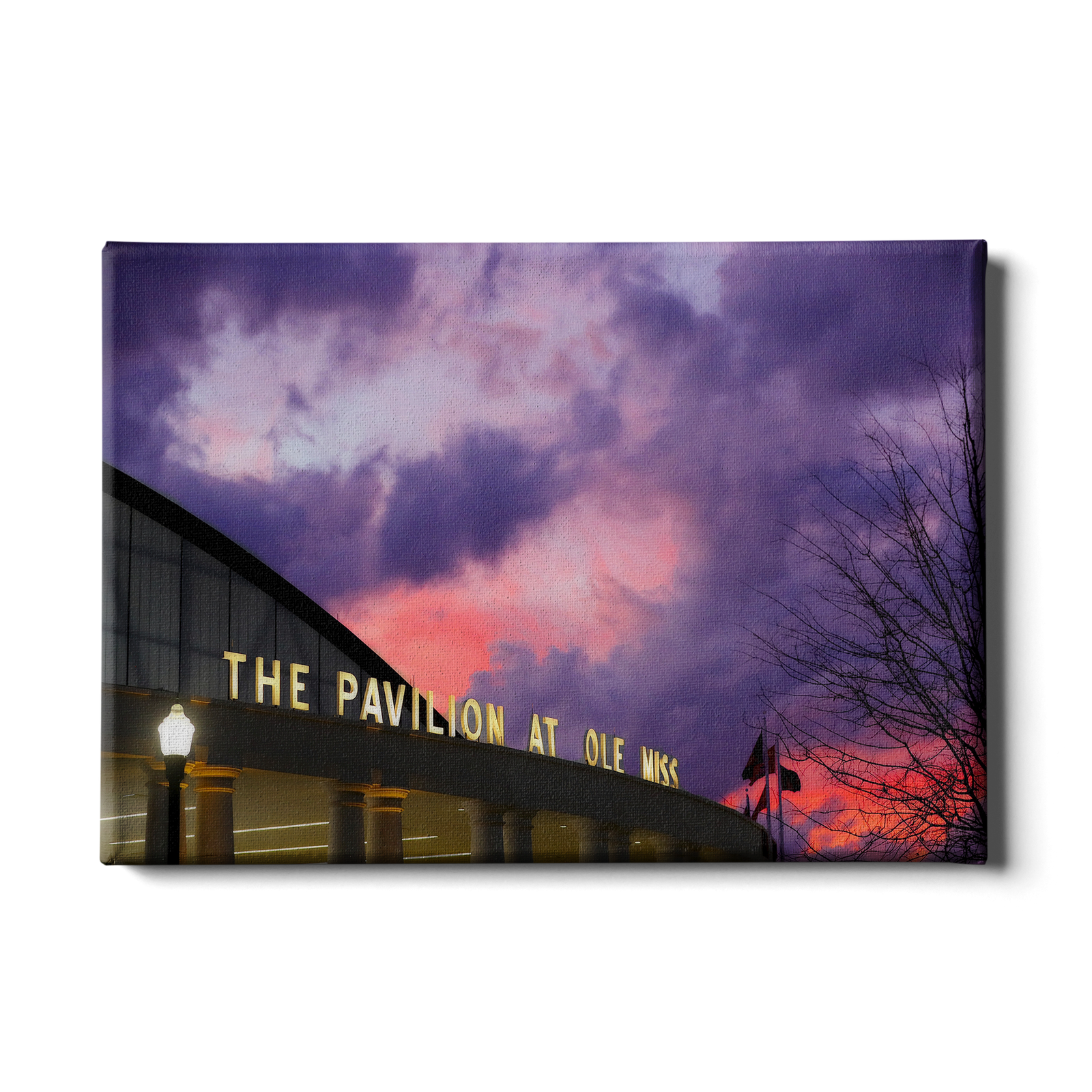 Ole Miss Rebels - The Pavilion at Ole Miss - College Wall Art #Canvas