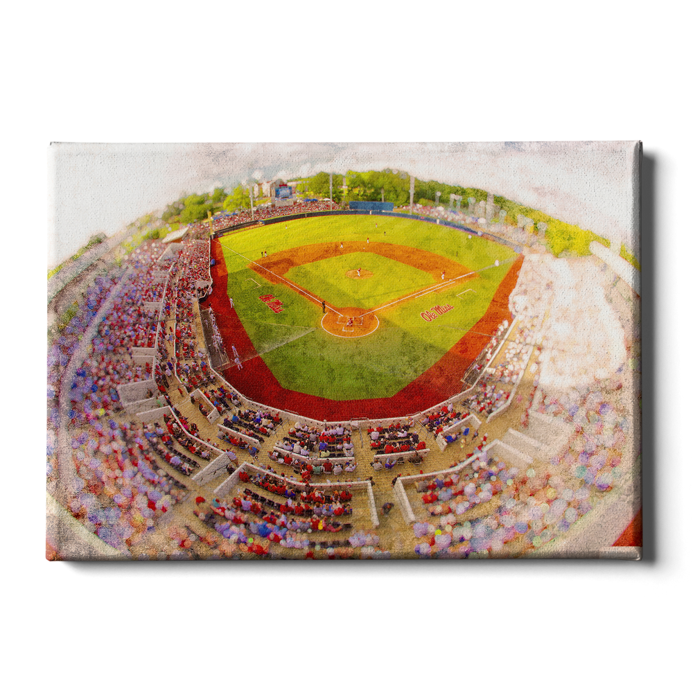 Ole Miss Rebels - Rebels Swayze Field Art - College Wall Art #Canvas