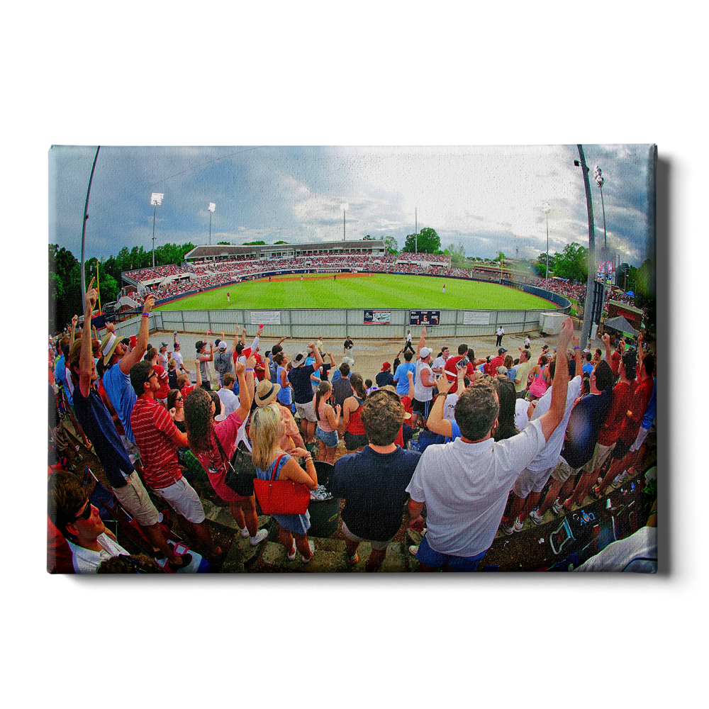 Ole Miss Rebels - Fisheye View of Swayze - College Wall Art #Canvas