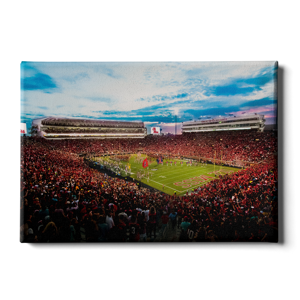 Ole Miss Rebels - Enter Ole Miss - College Wall Art #Canvas