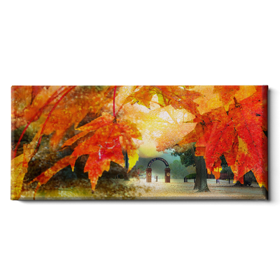 Ole Miss Rebels - Autumn Walk of Champions Panoramic - College WALL Art #Canvas