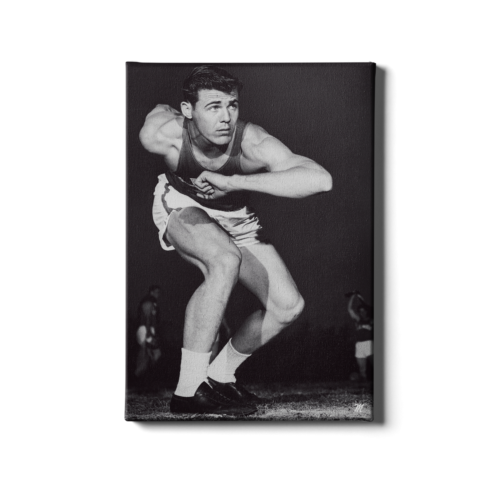 Ole Miss Rebels - Vintage Billy Yelverton Discus - College Wall Art #Canvas