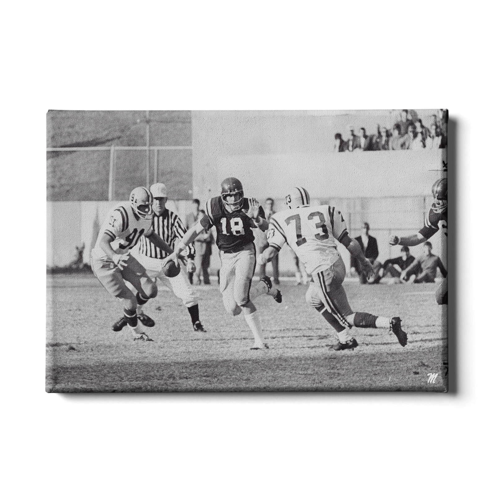 OLE MISS REBELS - Vintage Manning vs LSU '69 - College Wall Art #Canvas