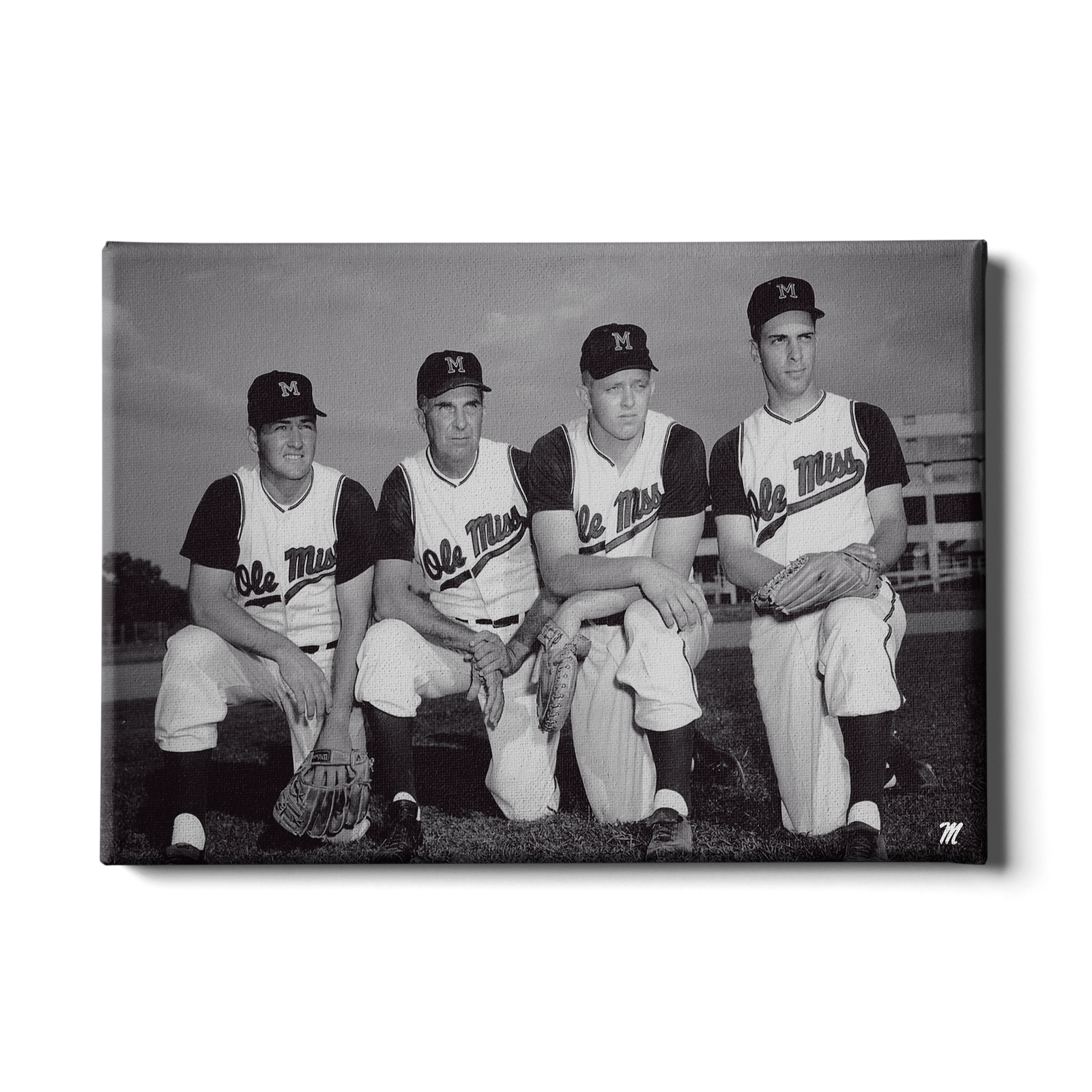 OLE MISS REBELS - Vintage Gibbs, Swayze, Khayat, Williams - College Wall Art #Canvas