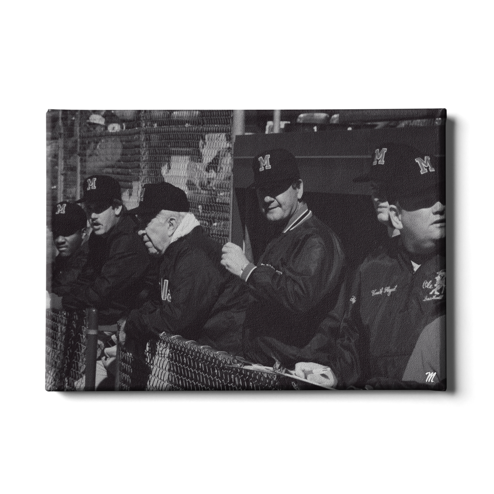 OLE MISS REBELS - Vintage Jaske, Gibbs - College Wall Art #Canvas