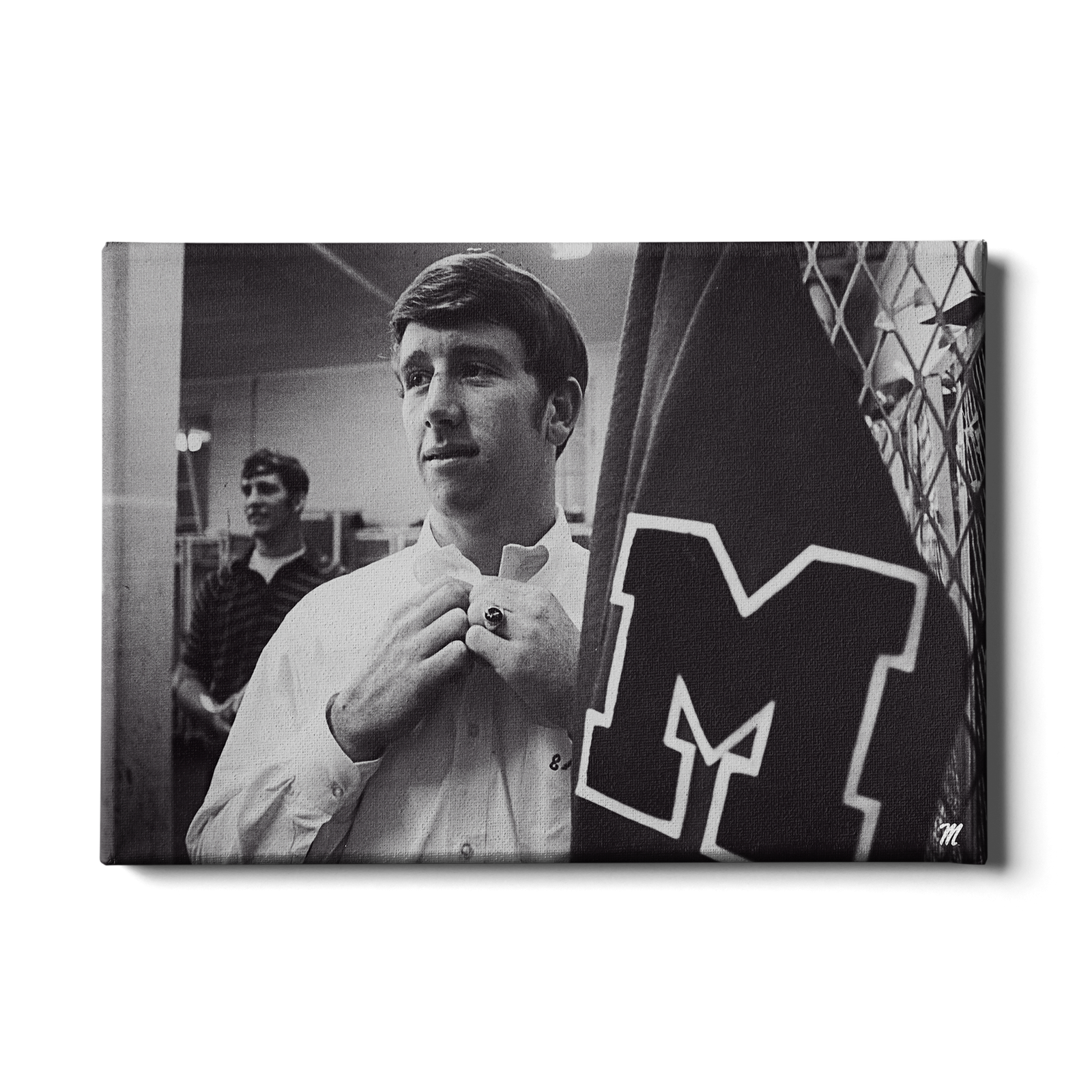 OLE MISS REBELS - Vintage Manning Locker Room - College Wall Art #Canvas