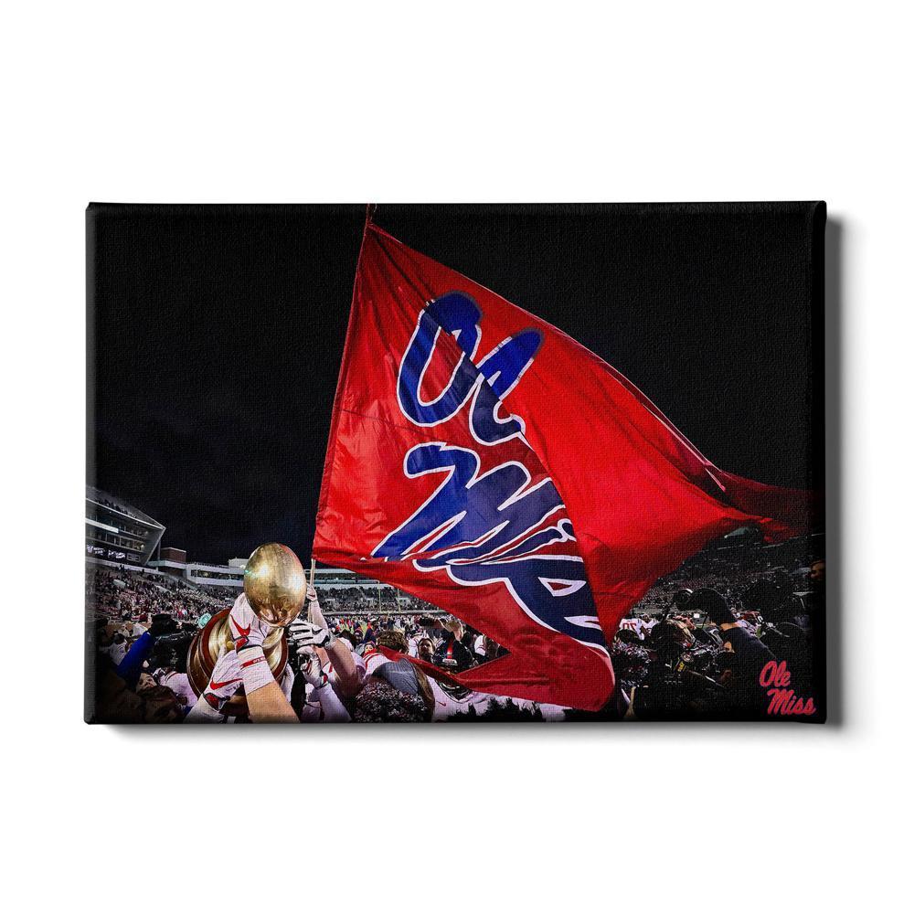 Ole Miss Rebels - Egg Bowl Victory - College Wall Art #Canvas