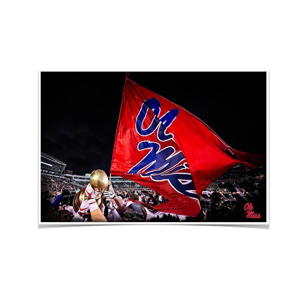 Ole Miss Rebels - Egg Bowl Victory - College Wall Art #Canvas