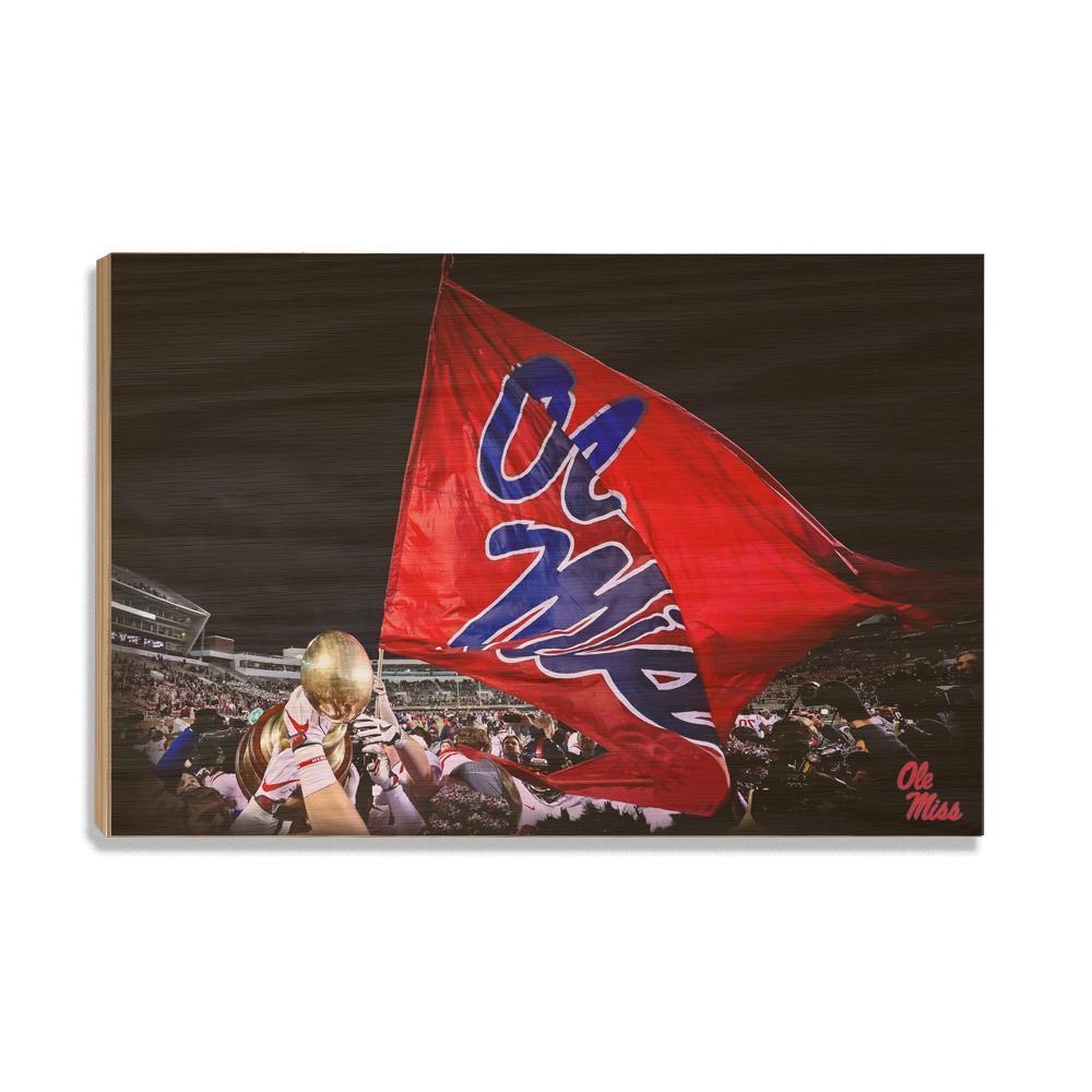 Ole Miss Rebels - Egg Bowl Victory - College Wall Art #Canvas