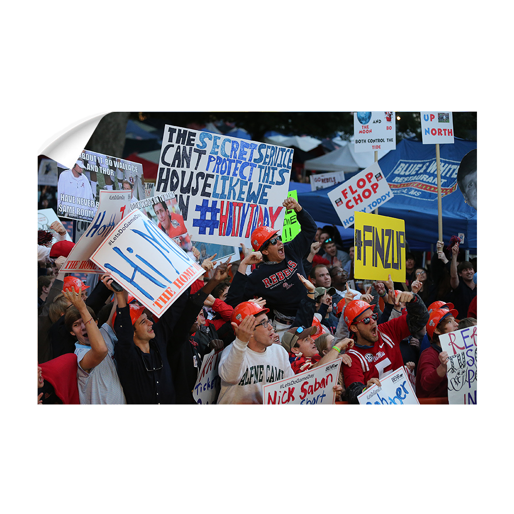 Ole Miss Rebels - Game Day Grove - College Wall Art #Canvas