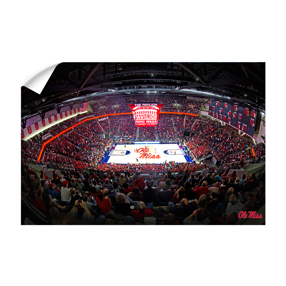 Ole Miss Rebels - Pavilion Opening - College Wall Art #Canvas