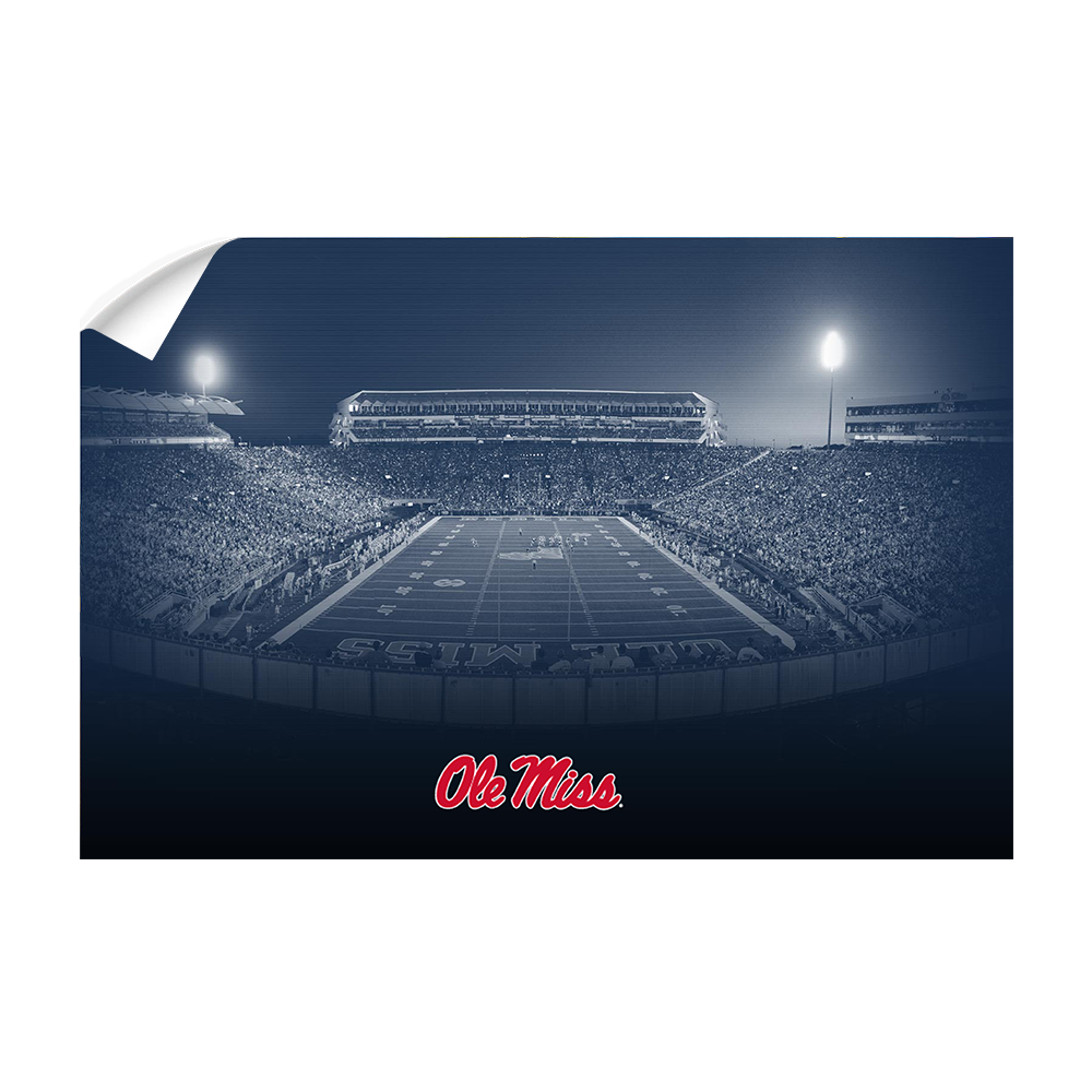 Ole Miss Rebels - Vaught Hemingway Night - College Wall Art #Canvas