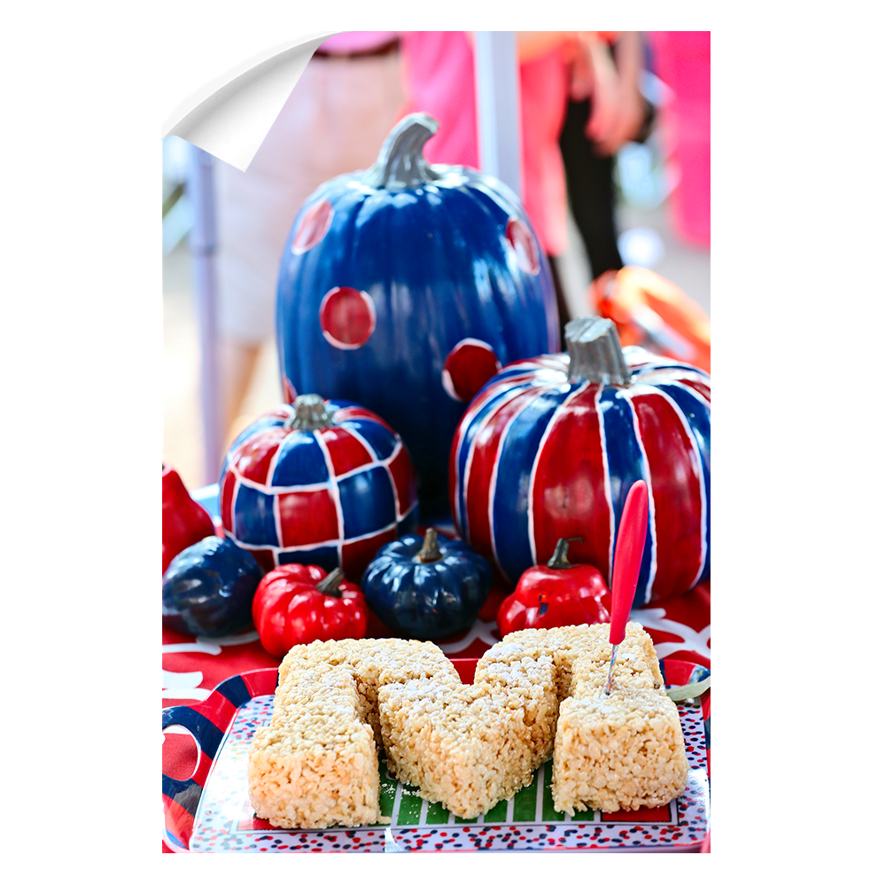 Ole Miss Rebels - Mississippi Pumpkin - College Wall Art #Canvas