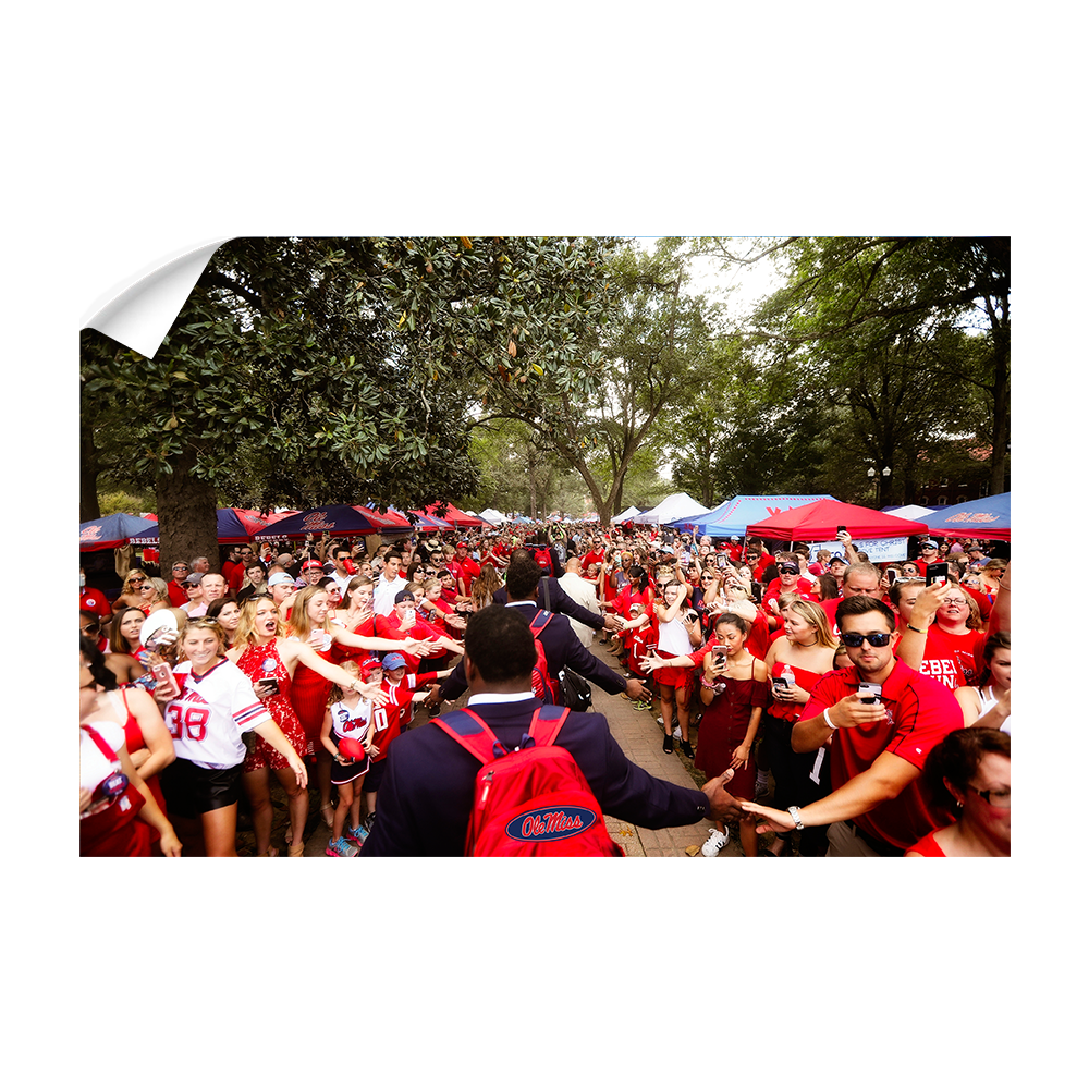 Ole Miss Rebels - The Walk - College Wall Art #Canvas